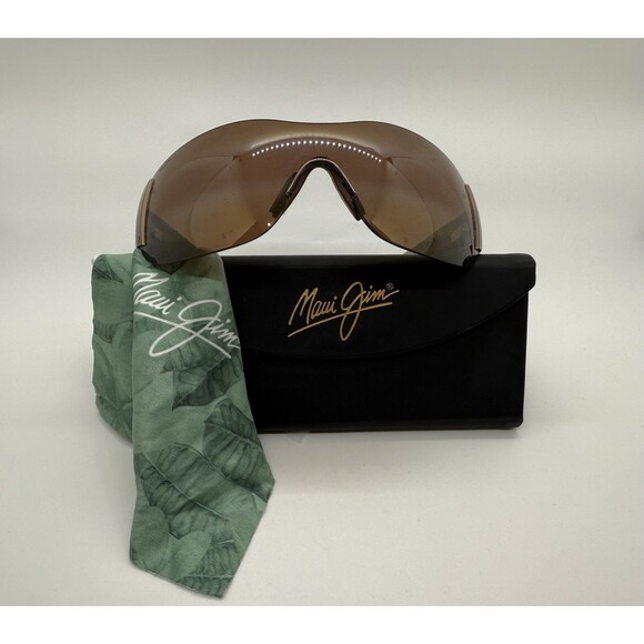 Maui Jim Accessories - Maui Jim Kula MJ 514 23 Tortoise Copper Stripe Frame Bronze Polarized, Case 4PCs